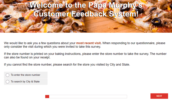 Papa Murphy's Survey